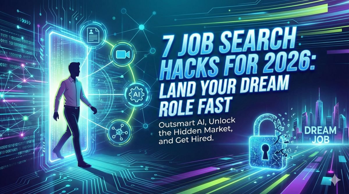 Job Search Hacks 2026 Concept