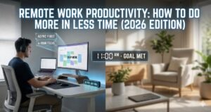 Remote Work Productivity Dashboard
